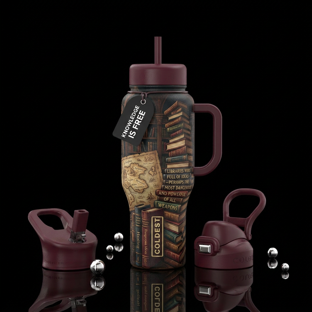 Libraries were full of ideas--perhaps the most dangerous and powerful of all weapons water bottle design