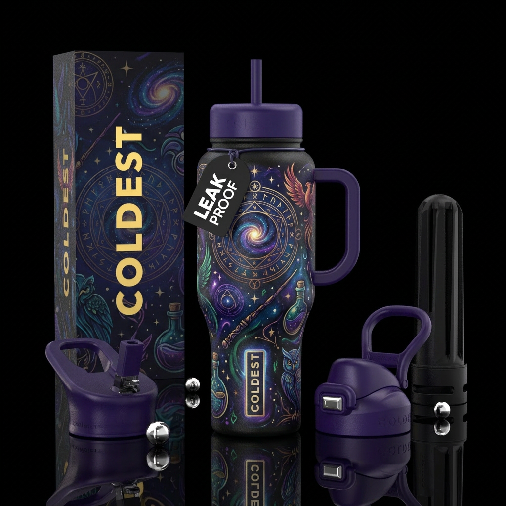 Wizardry water bottle design