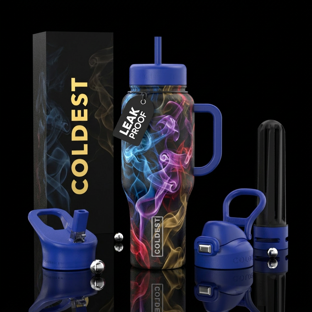 Smoke n shadows water bottle design