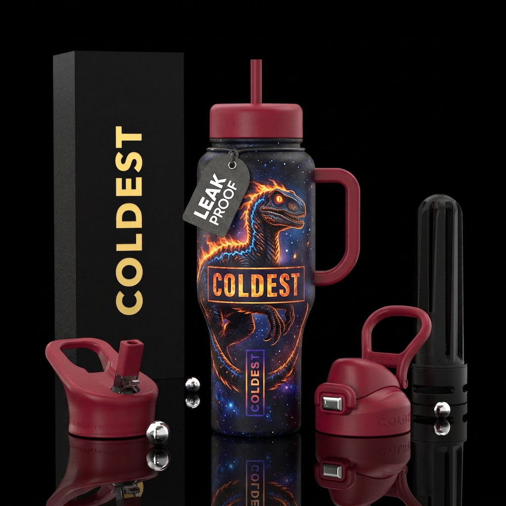 darkness, dark mood, electric, firery, glowie, sta... water bottle design
