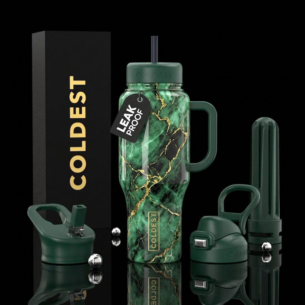 Emerald Luna water bottle design