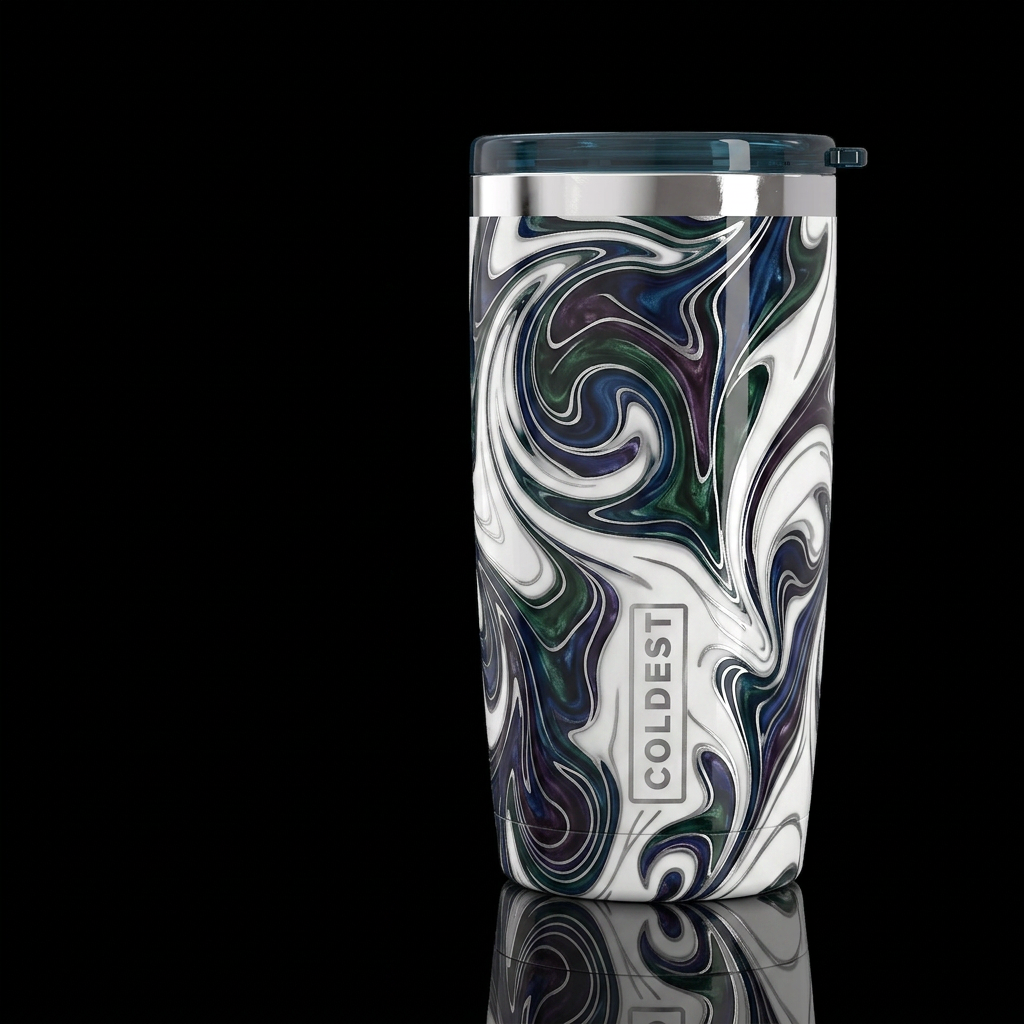 Passion Marble water bottle design