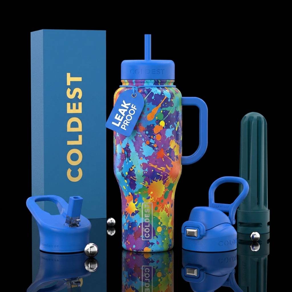 Splat water bottle design