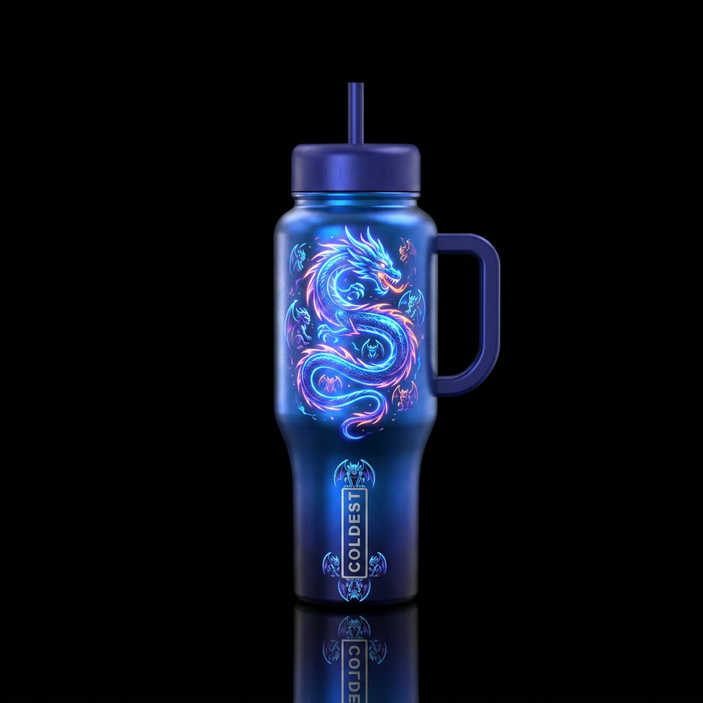 Coldie Protectors water bottle design