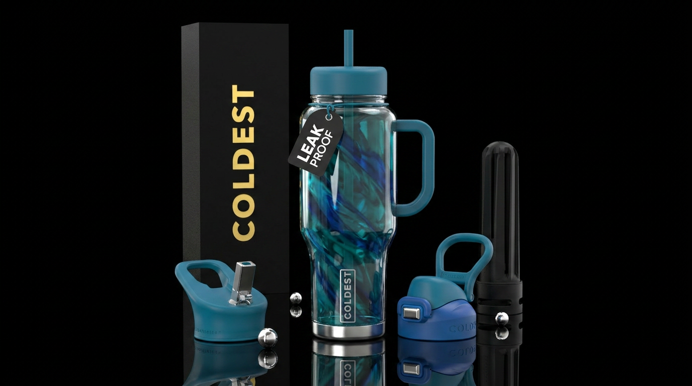 Glass Marble water bottle design