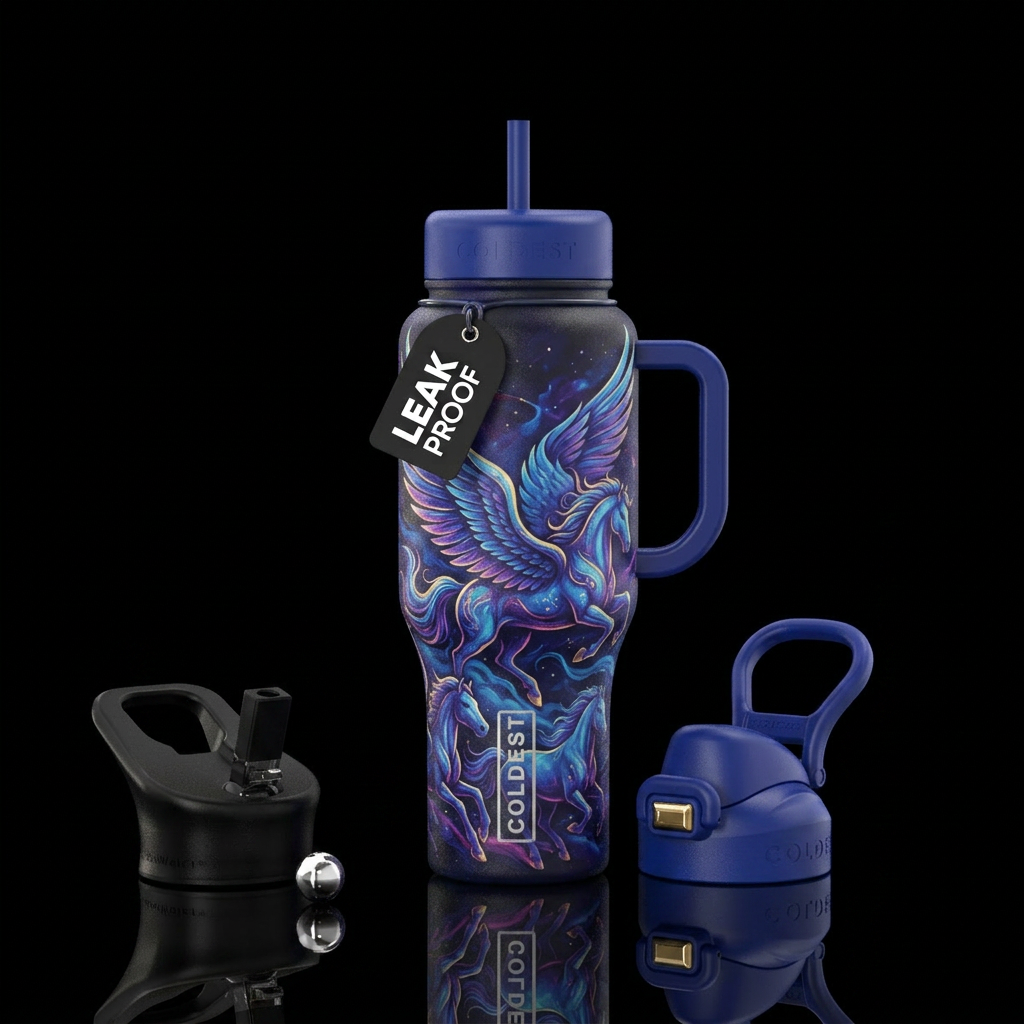Pegasus water bottle design