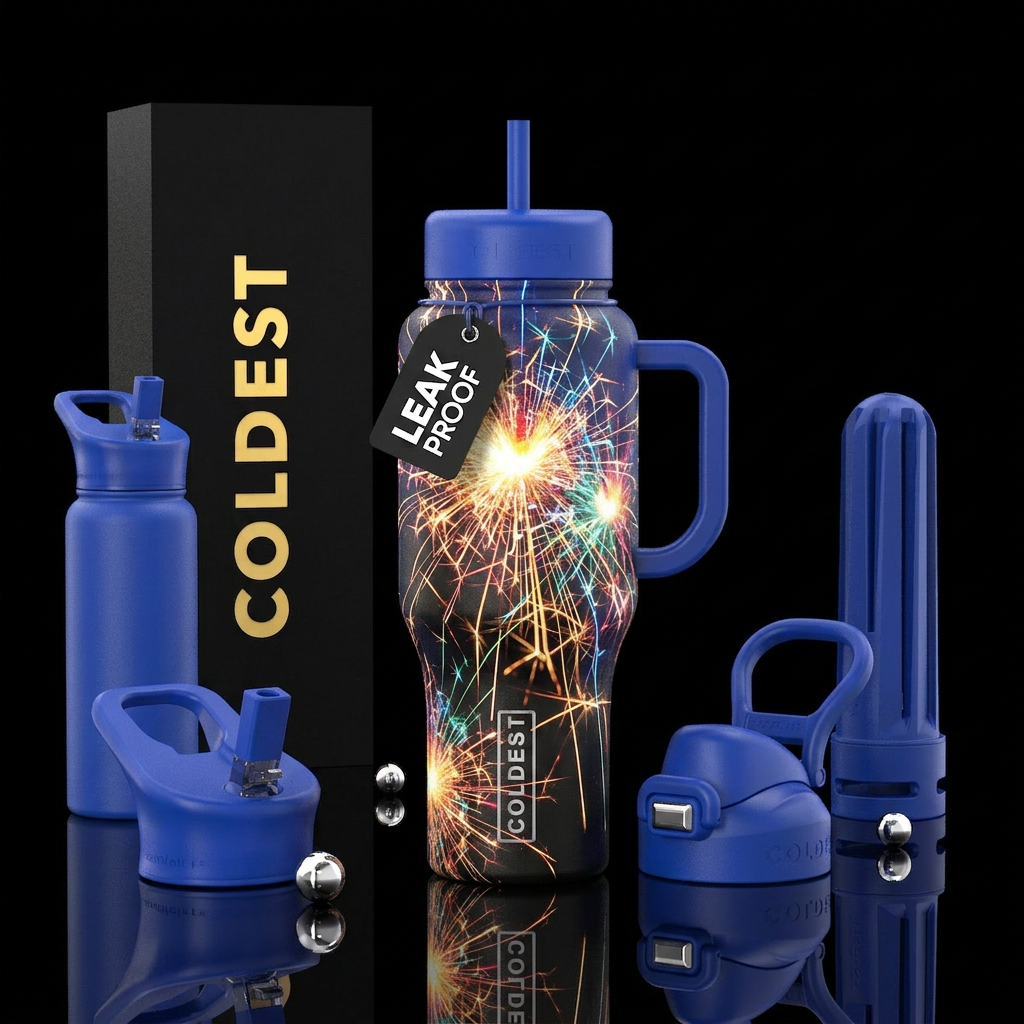 Sparklers water bottle design