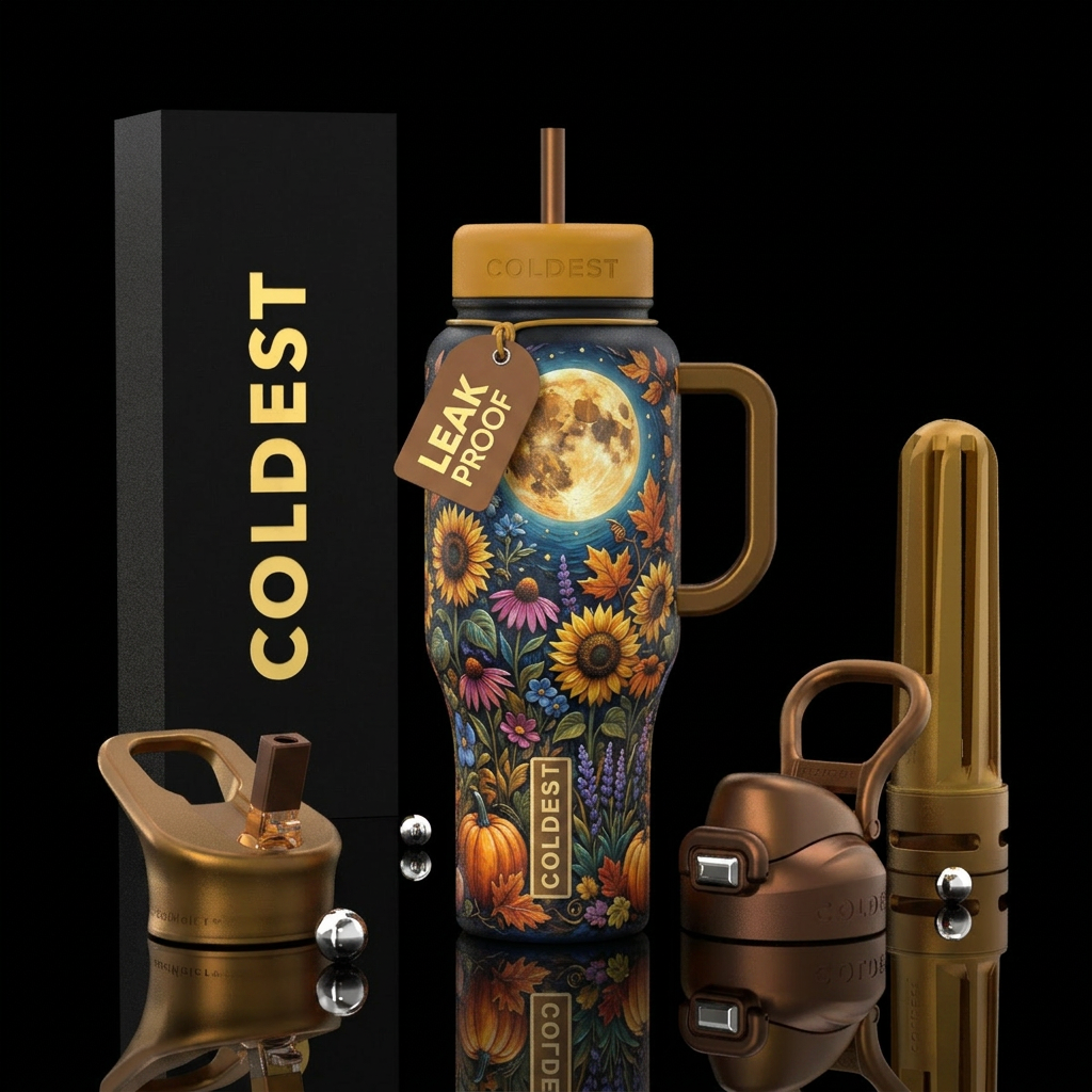 Harvest Garden water bottle design