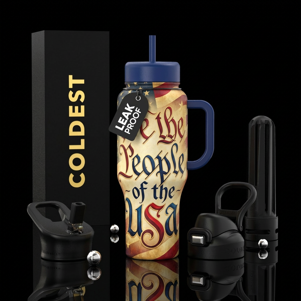We the people of the usa water bottle design