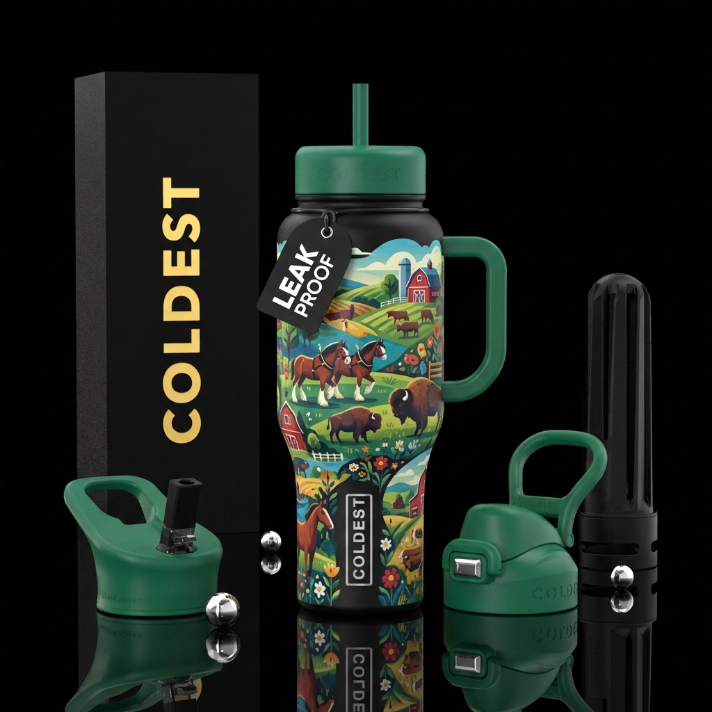 Grants farm water bottle design