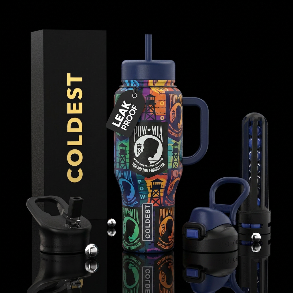 Powmia water bottle design