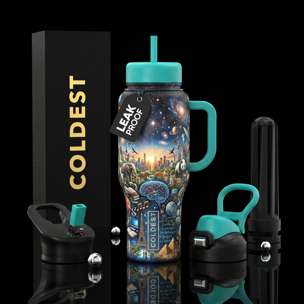 And everything in the world, you could think of water bottle design