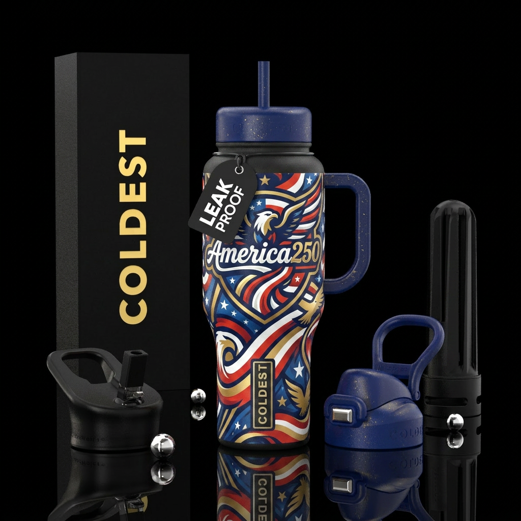 America250 water bottle design