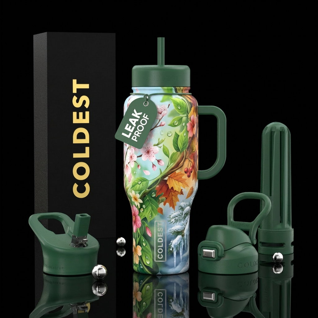 Mother Nature water bottle design