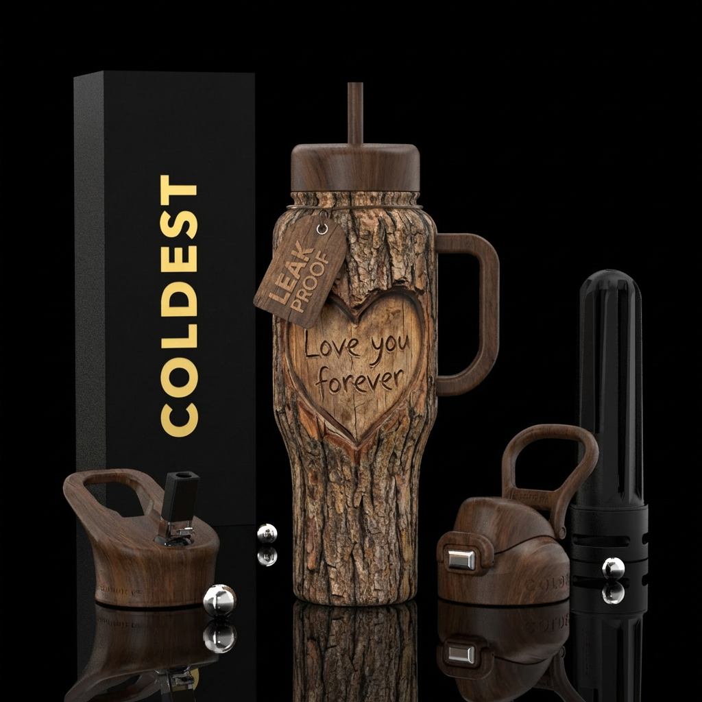 Arborglyph My Love water bottle design