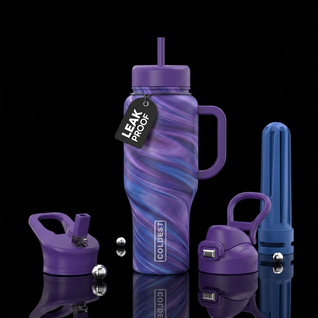 Nonis Twist water bottle design