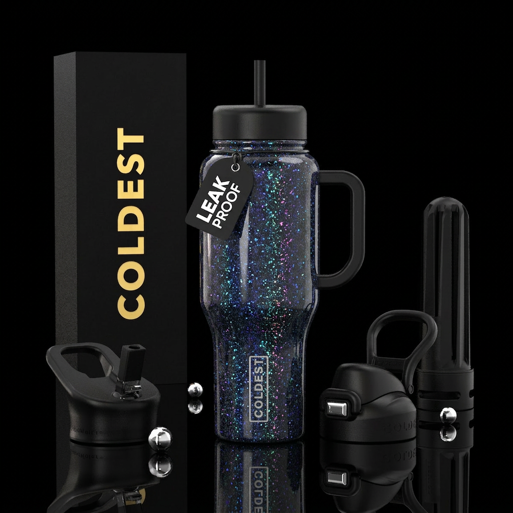 Into the great beyond water bottle design