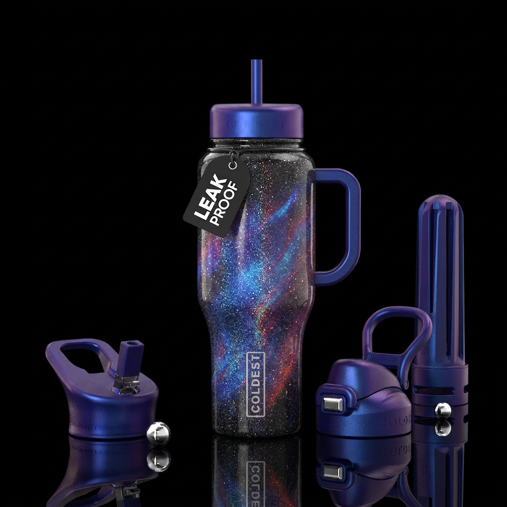 Star struck water bottle design