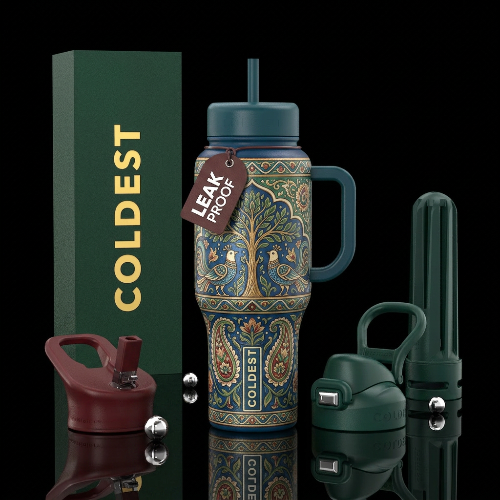 Folklore water bottle design