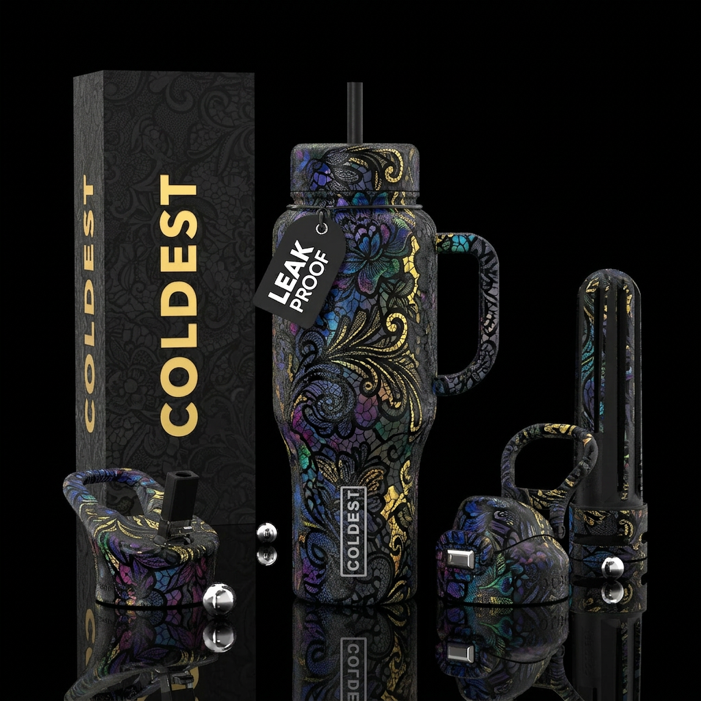 Gardens Gate water bottle design