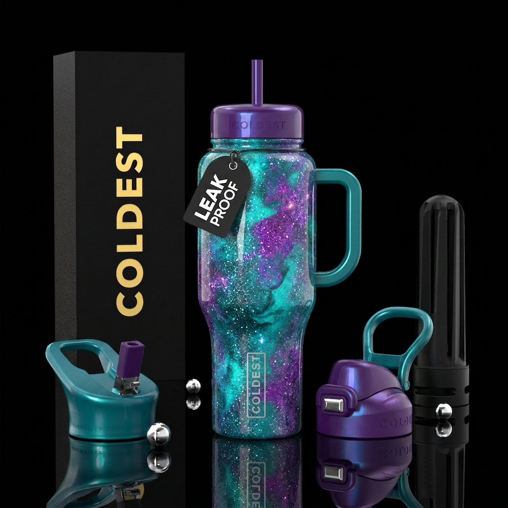The milky way water bottle design