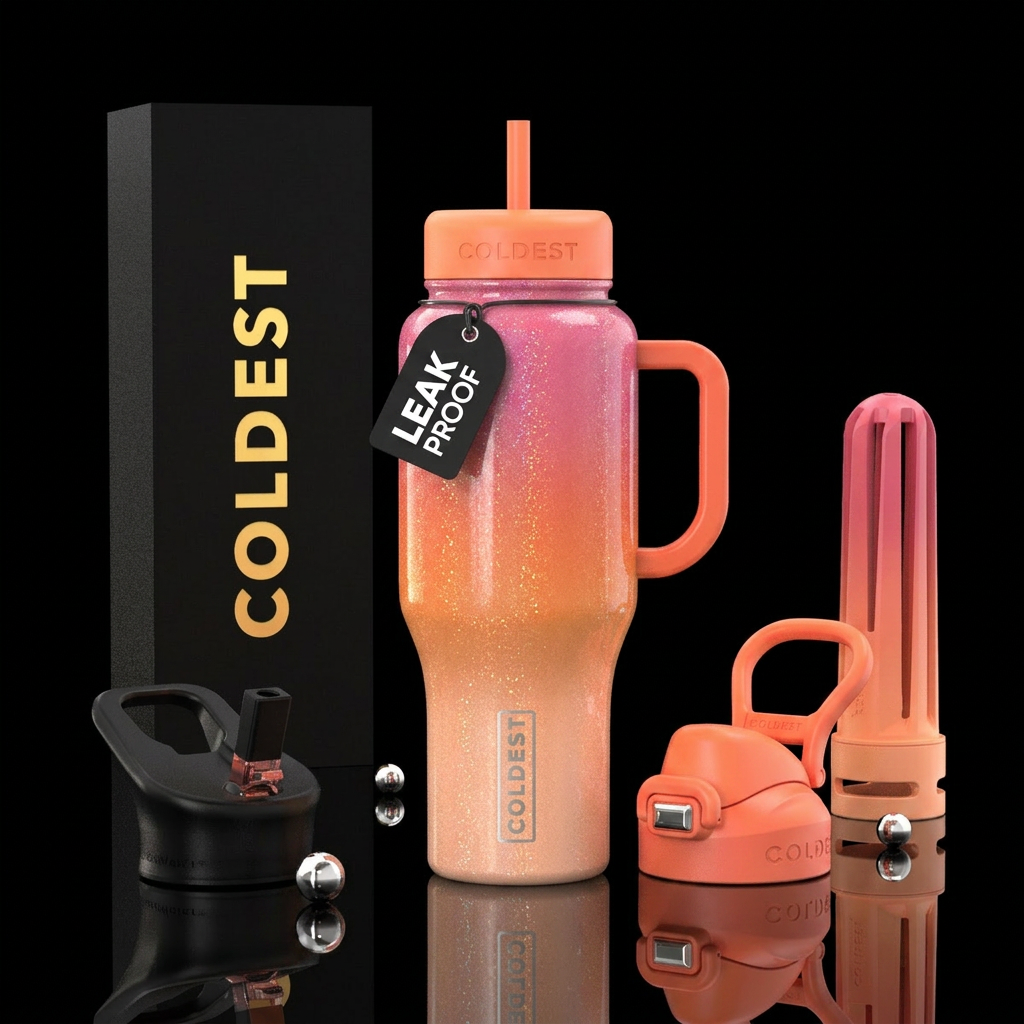 Sunrise Splash water bottle design