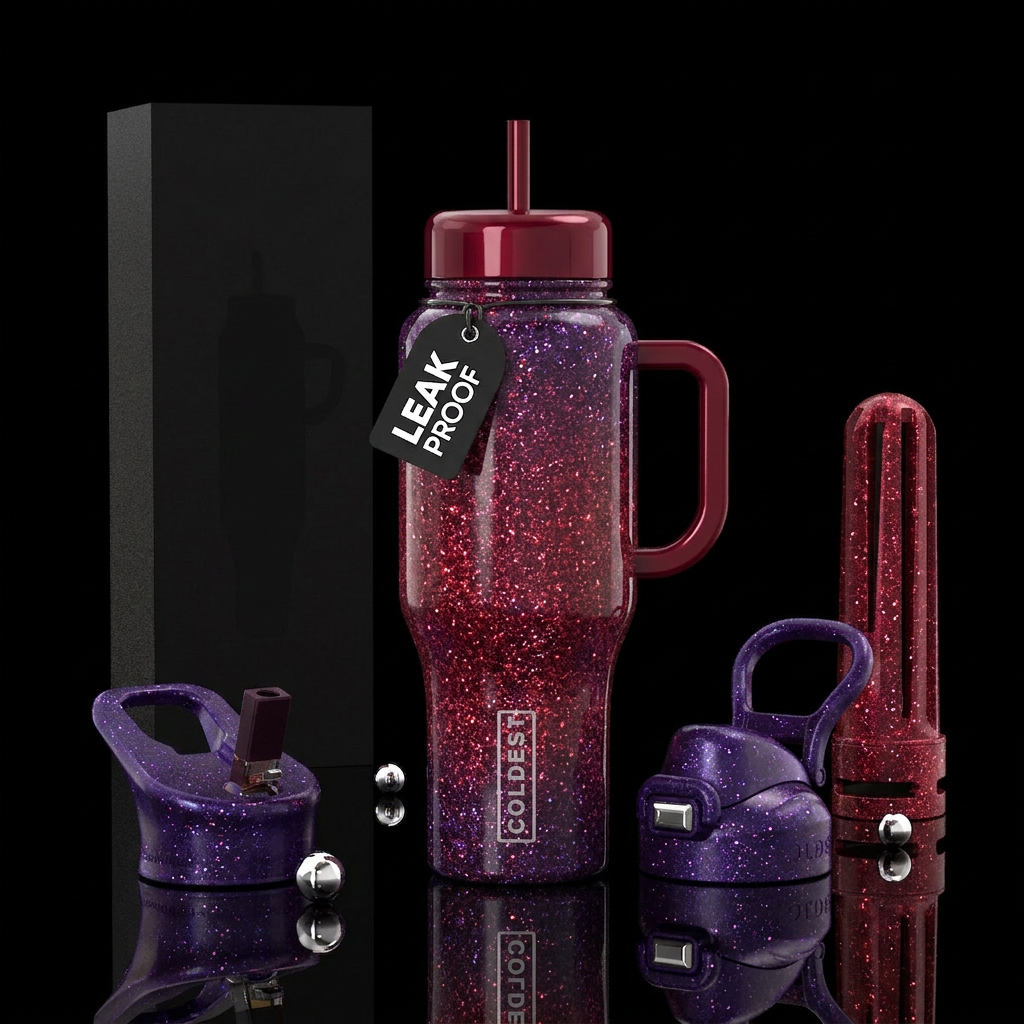 Berry Crush water bottle design