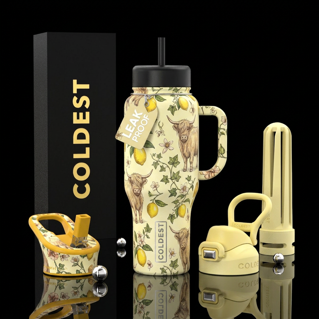 Mooooove over Autumn water bottle design