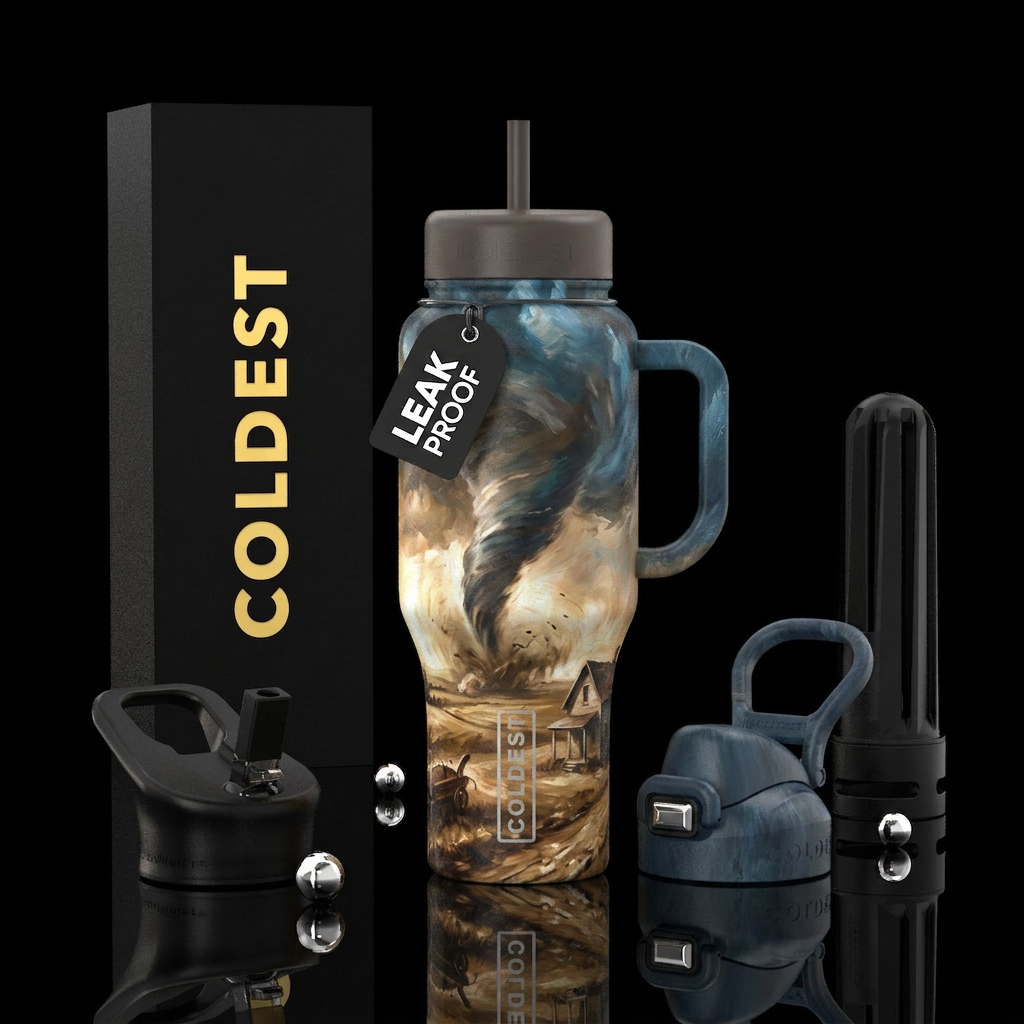 auntie em auntie em water bottle design