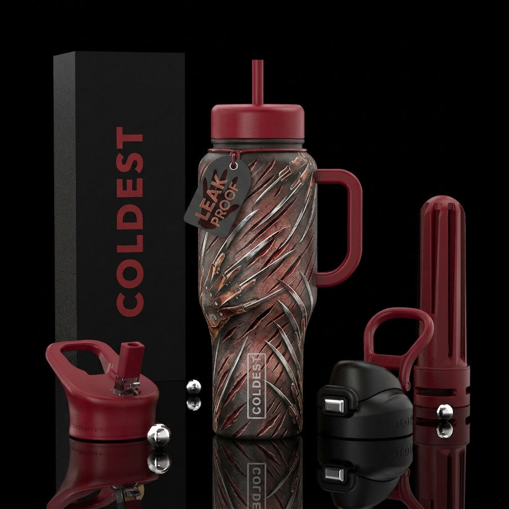 Freddy water bottle design