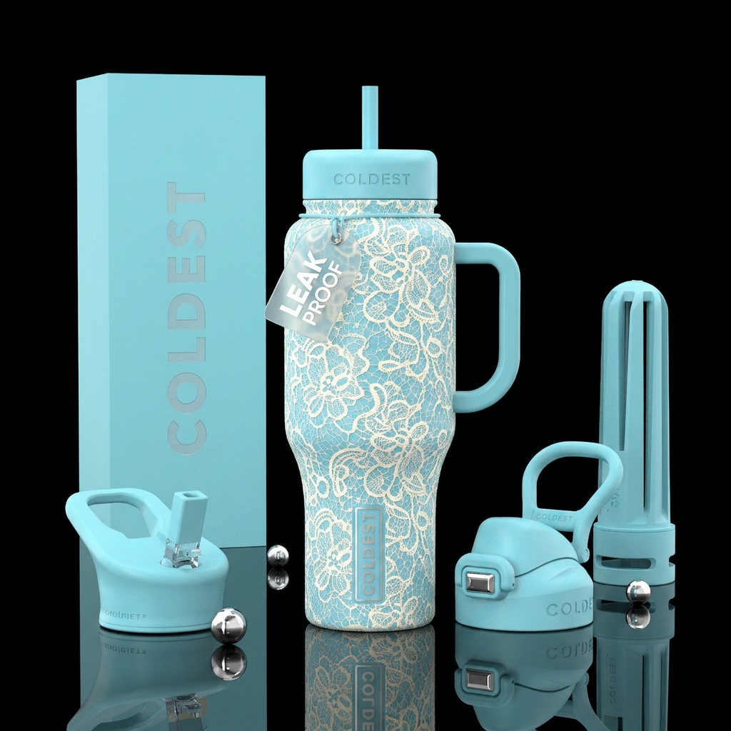 Vintage memories water bottle design