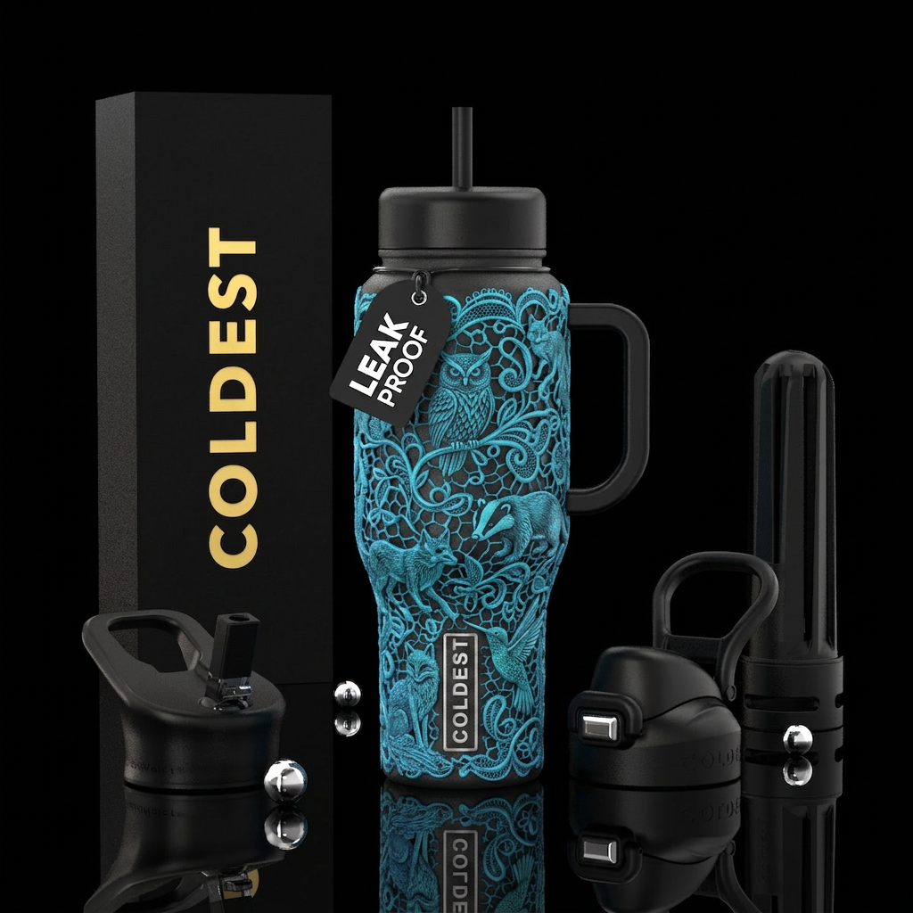 Animal obsession water bottle design