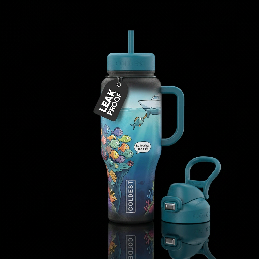 Not the drop-off water bottle design