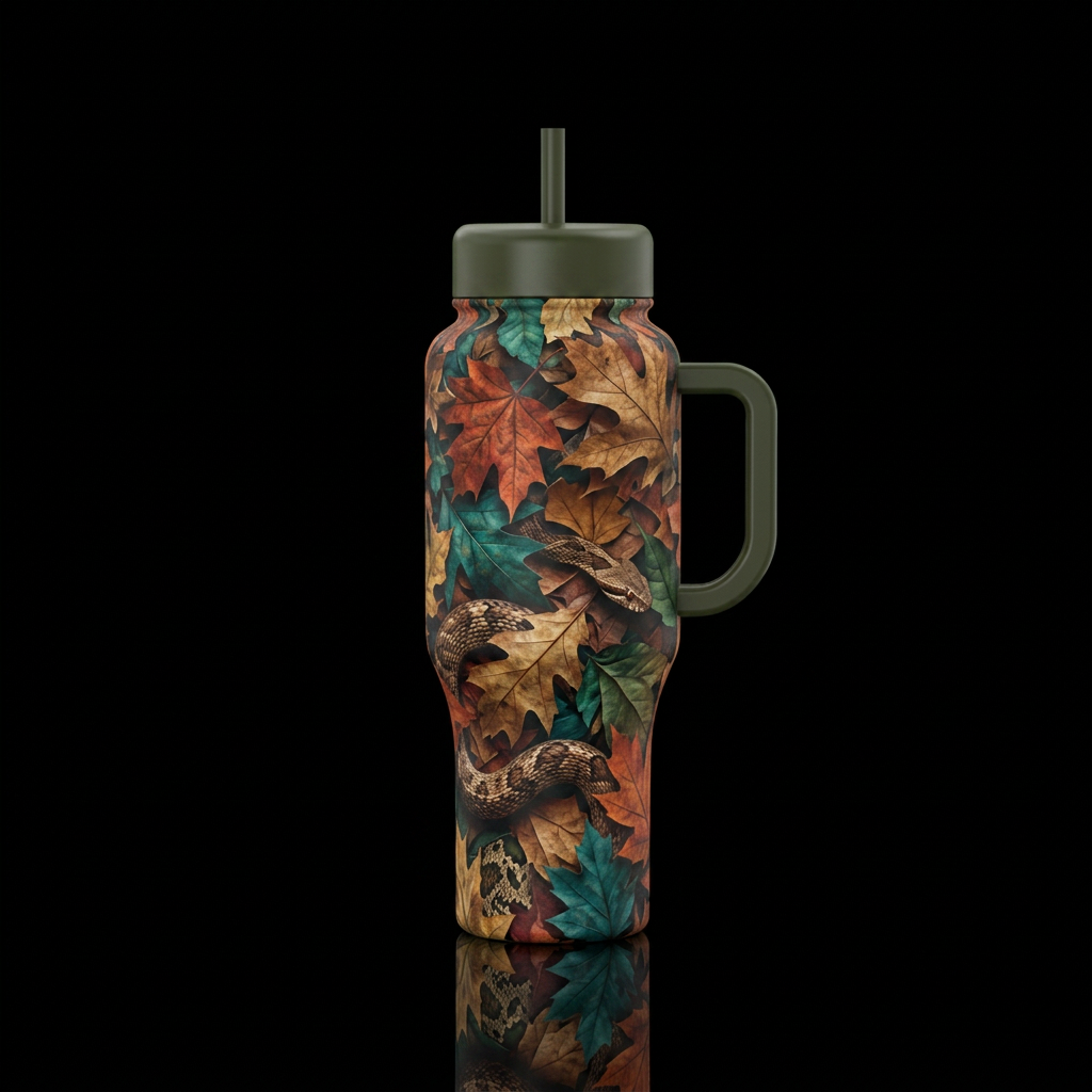 Ssssneaky leaves water bottle design