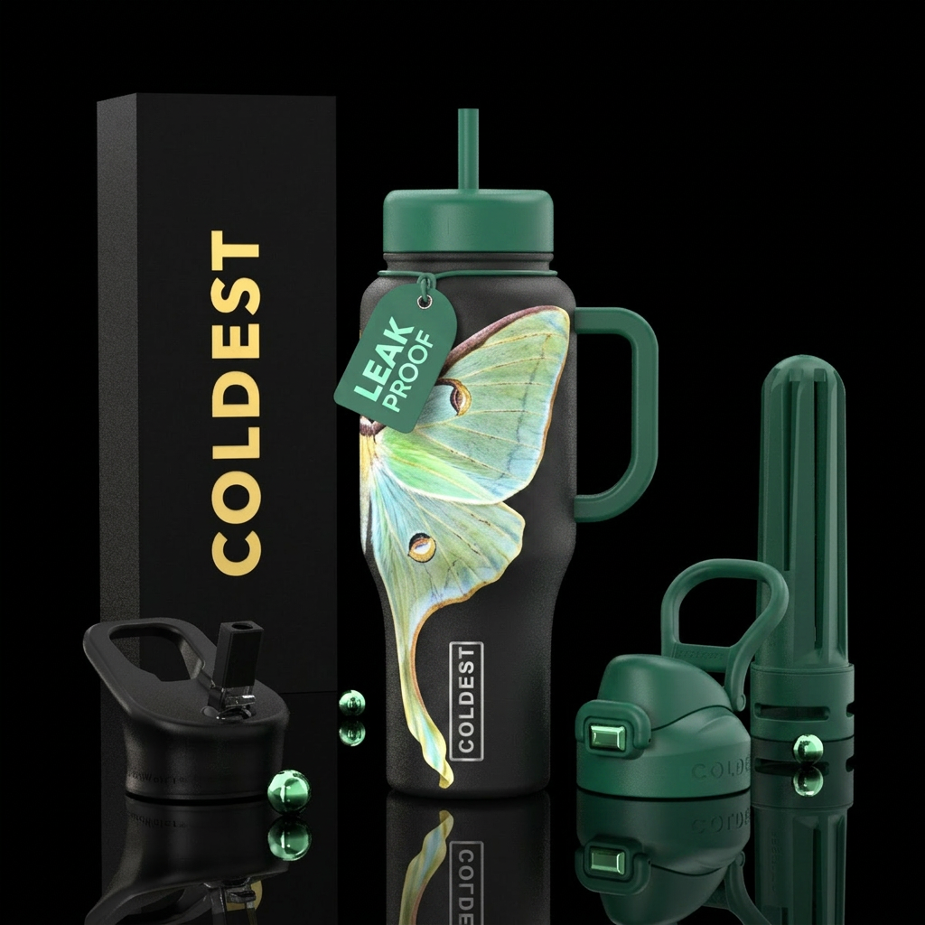 Luna love water bottle design