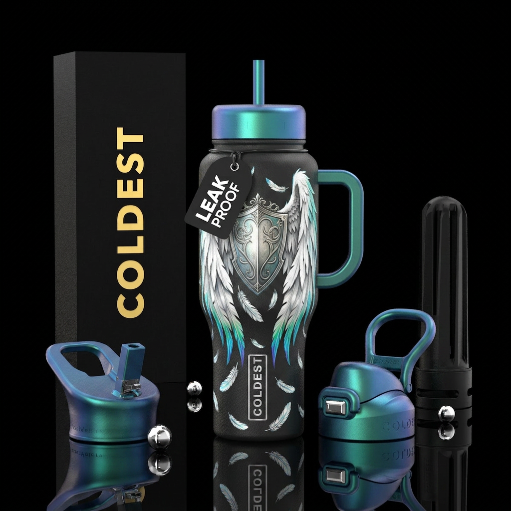 Shielded water bottle design