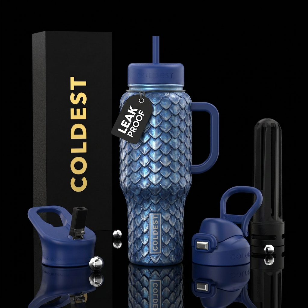 Dragon scales that are based on sgaeyl water bottle design