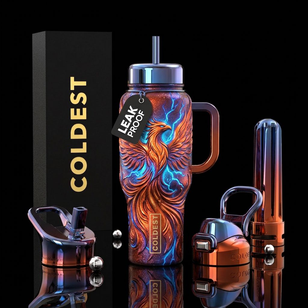 Voltage Vixen water bottle design
