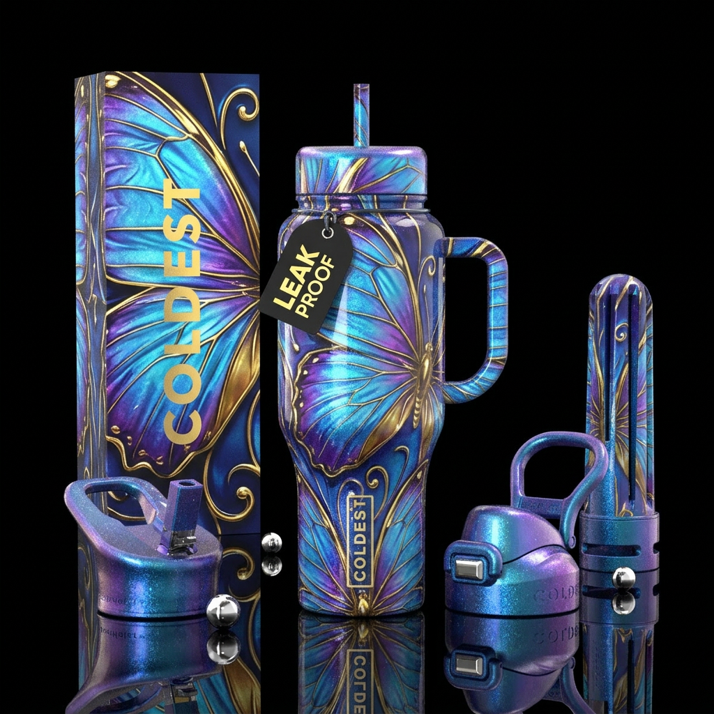 Wings of Wonder water bottle design