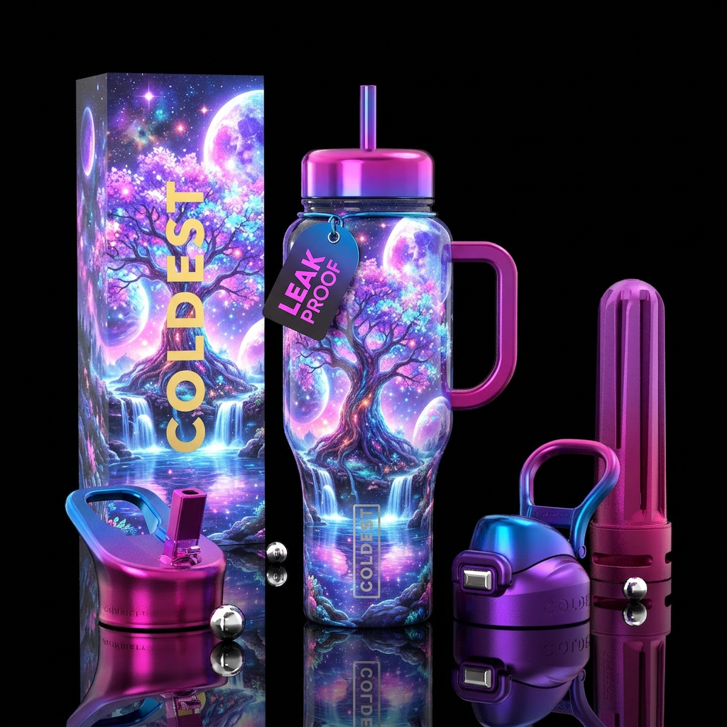 The Wishing Tree water bottle design