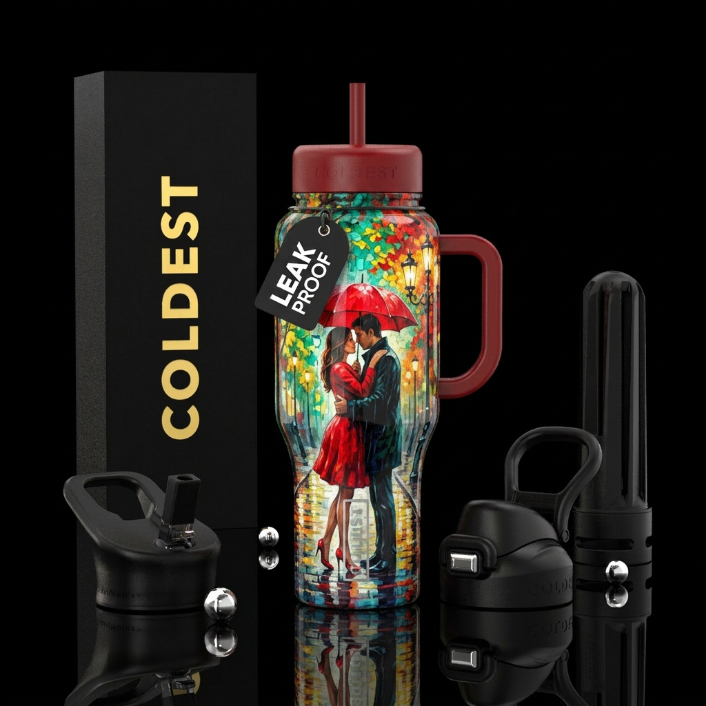Streetlights water bottle design