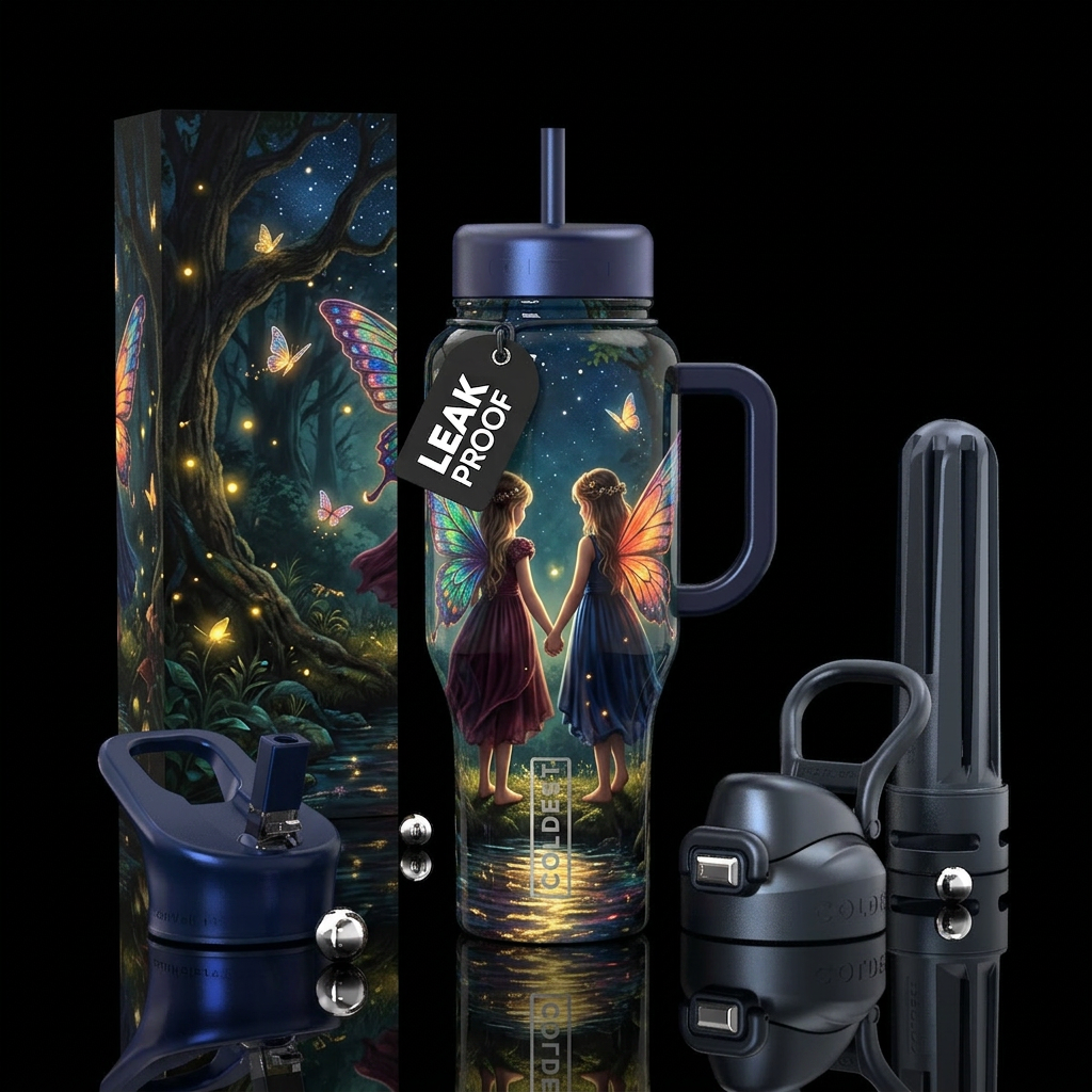 Glowberry Grove water bottle design