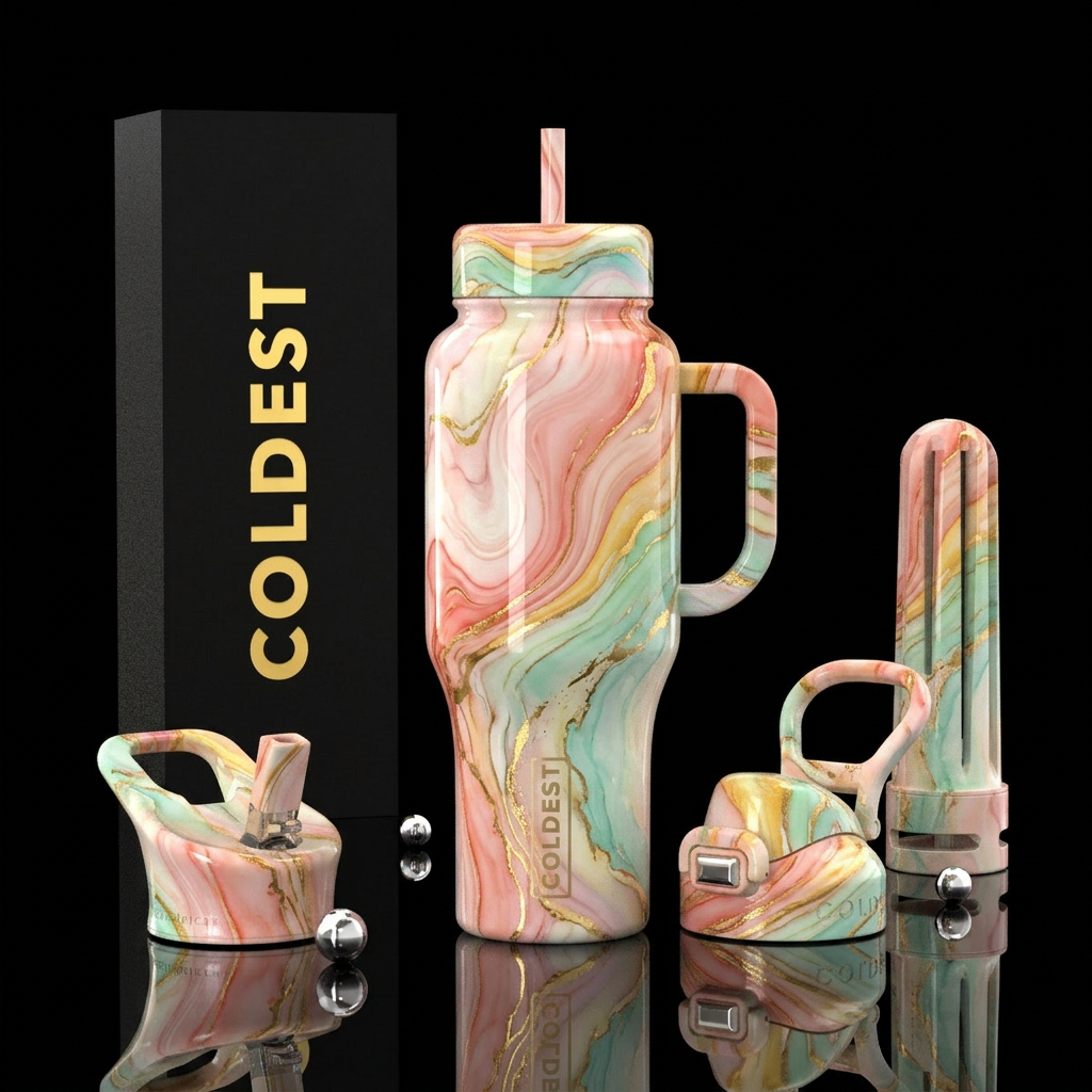 Golden Sorbet water bottle design