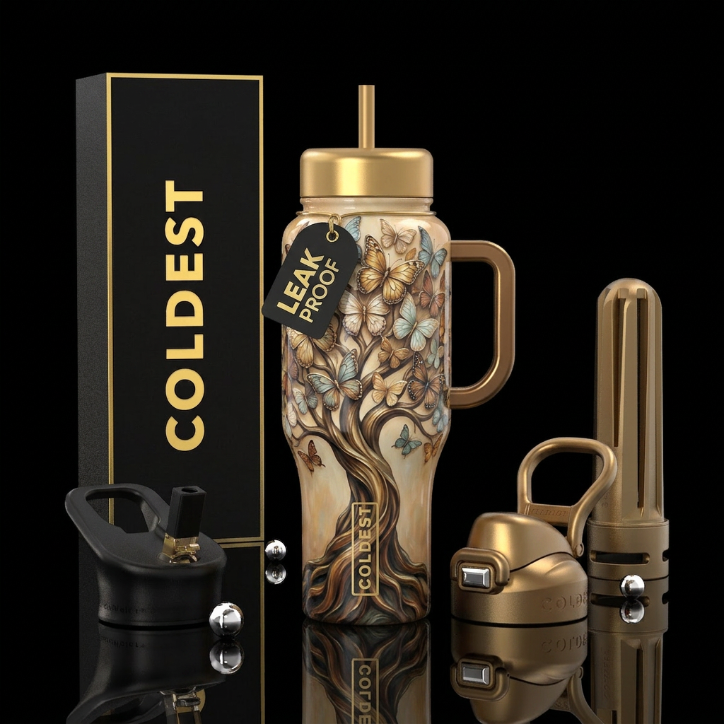 Flutter Roots water bottle design