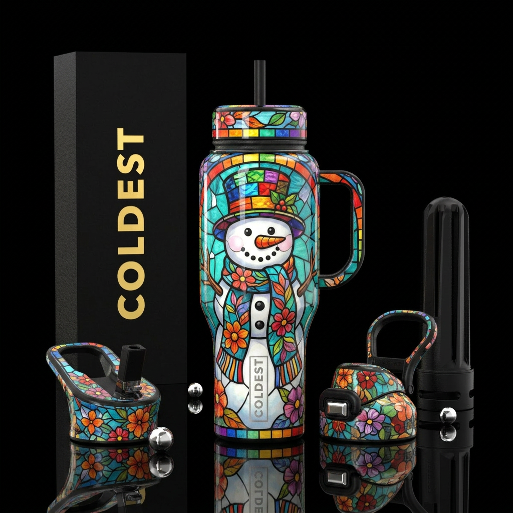 Frosty Glass water bottle design