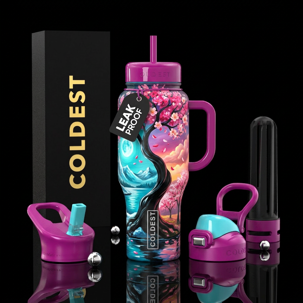 Balance of Bloom water bottle design