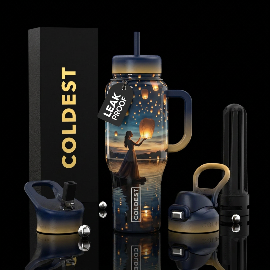 Wishlight Waters water bottle design