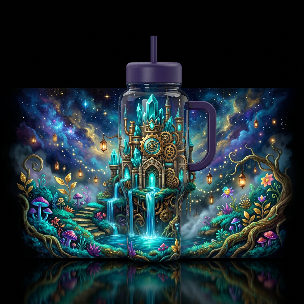 Jade Waters water bottle design