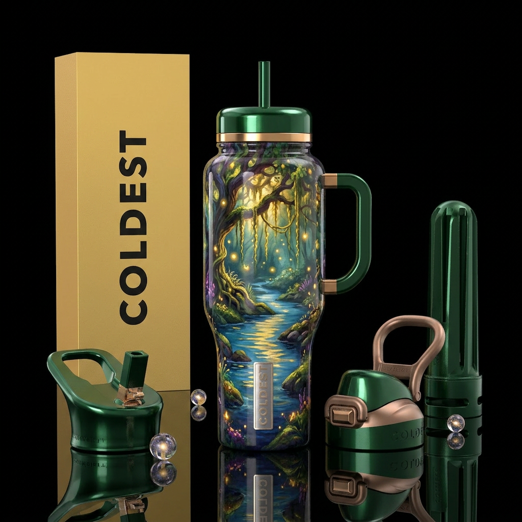 Glowwood Creek water bottle design