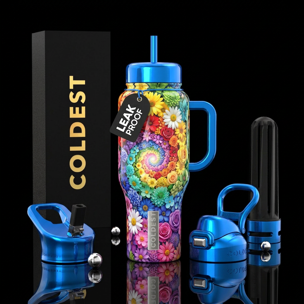 Click Click Bloom water bottle design